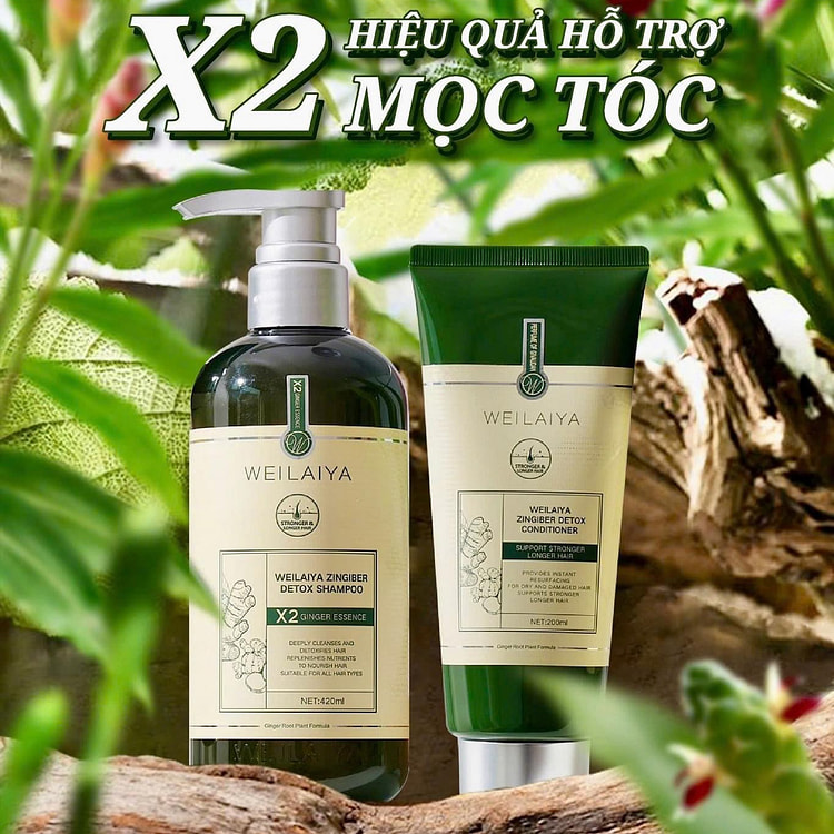 薇莱雅X2生姜精华洗发护发素