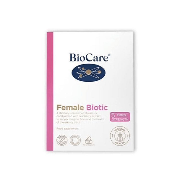 BioCare贝欧科私处蔓越莓女性益生菌 30粒 1 盒