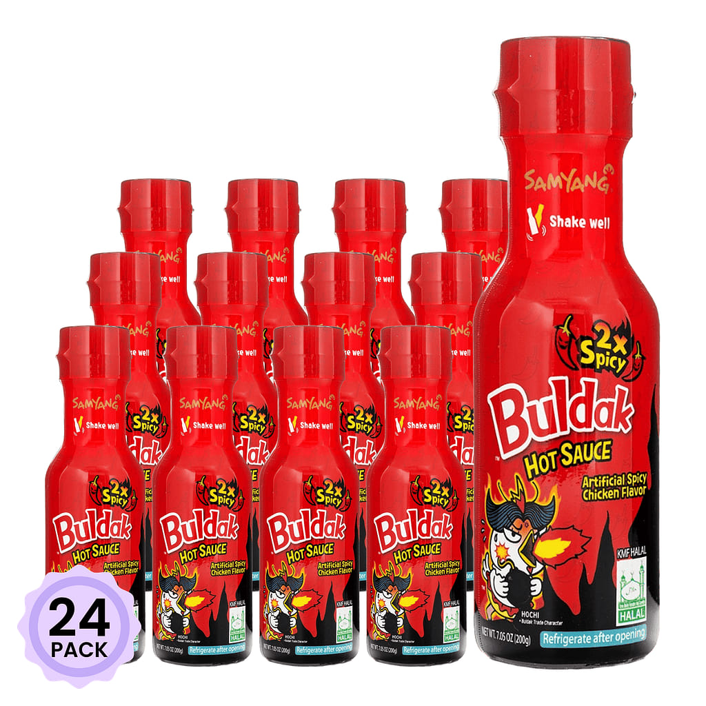 Samyang Buldak Hot Chicken Flavor Sauce, Extra Extremely Spicy 7.05 oz*24 pack