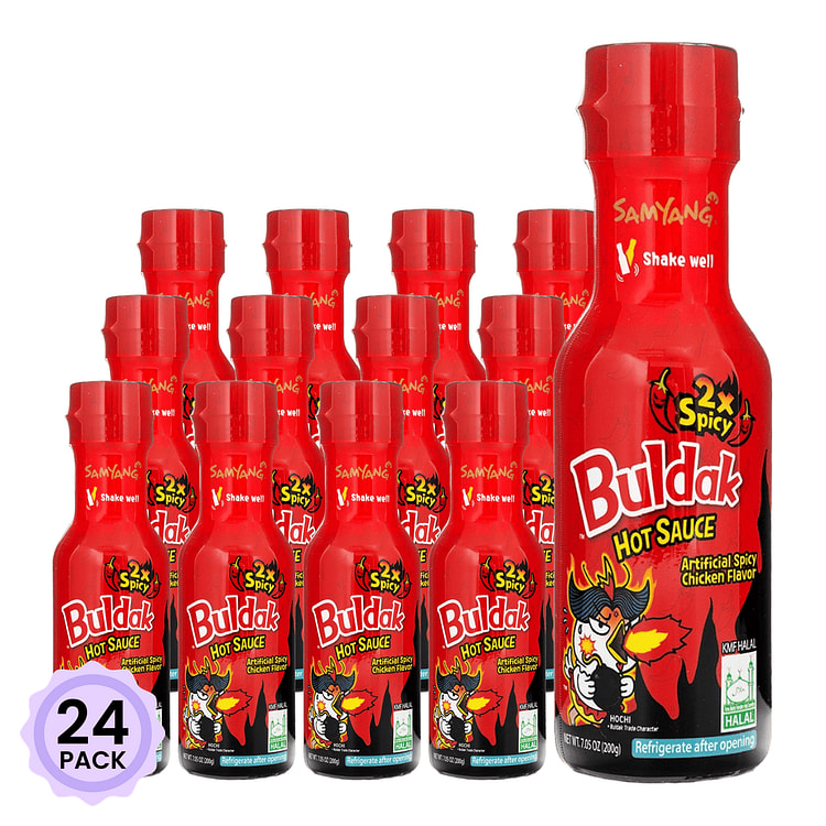 三养 火鸡酱 双倍特辣 7.05 盎司*24 包