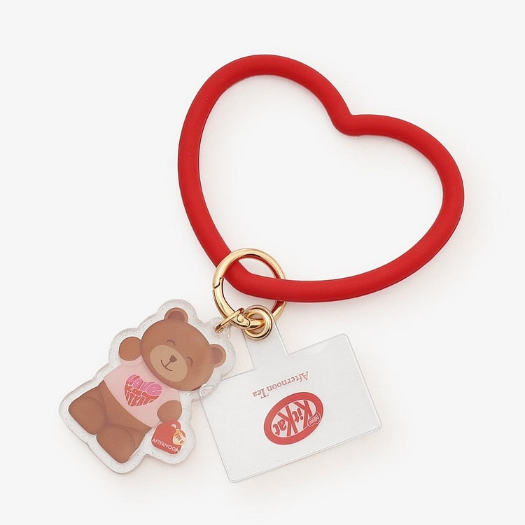 バレンタイン限定 KitKat ハートベア スマホチャーム 1 各