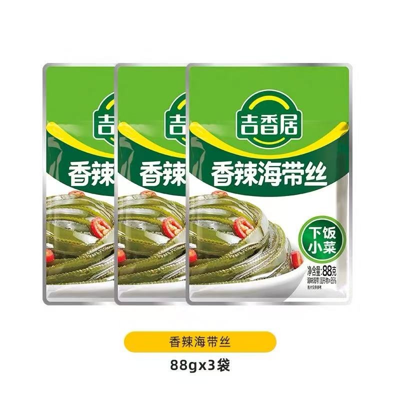 【吉香居】香辣海带丝88g*3袋 264 克 - Weee!