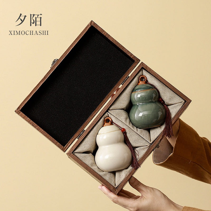 Ximo | Fulu Double Jars+Gift Box (Ge Yao/Mi Huang) 1 each