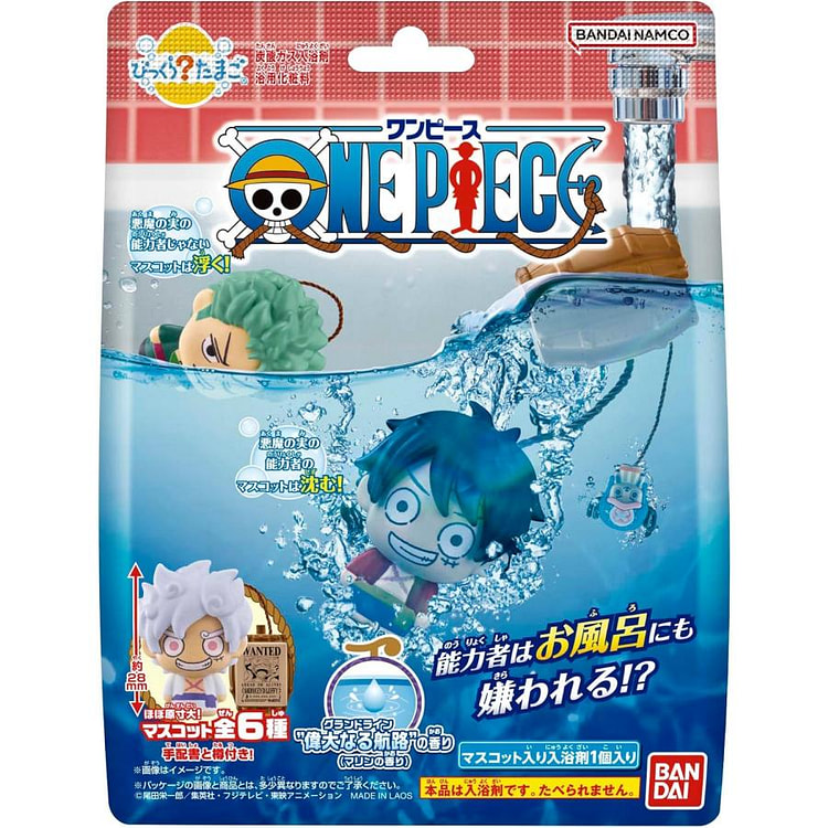 Bóng tắm BANDAI thiết kế ngẫu nhiên nhân vật One Piece 1 phần