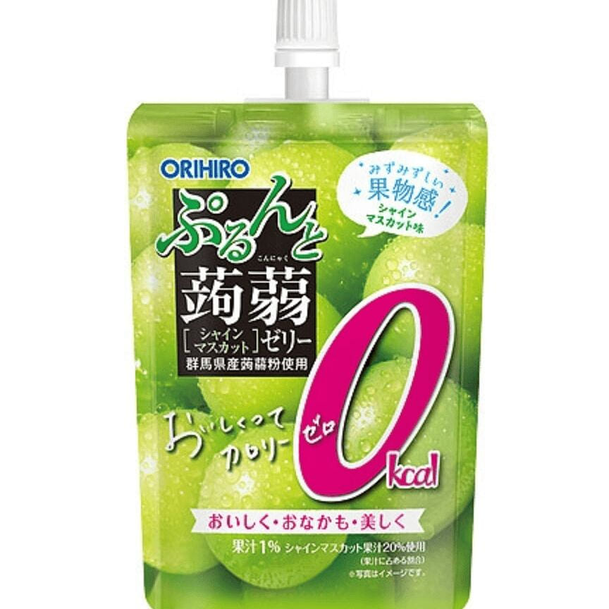 ORIHIRO 0 Calories Jelly Muscat Flavor 130 g