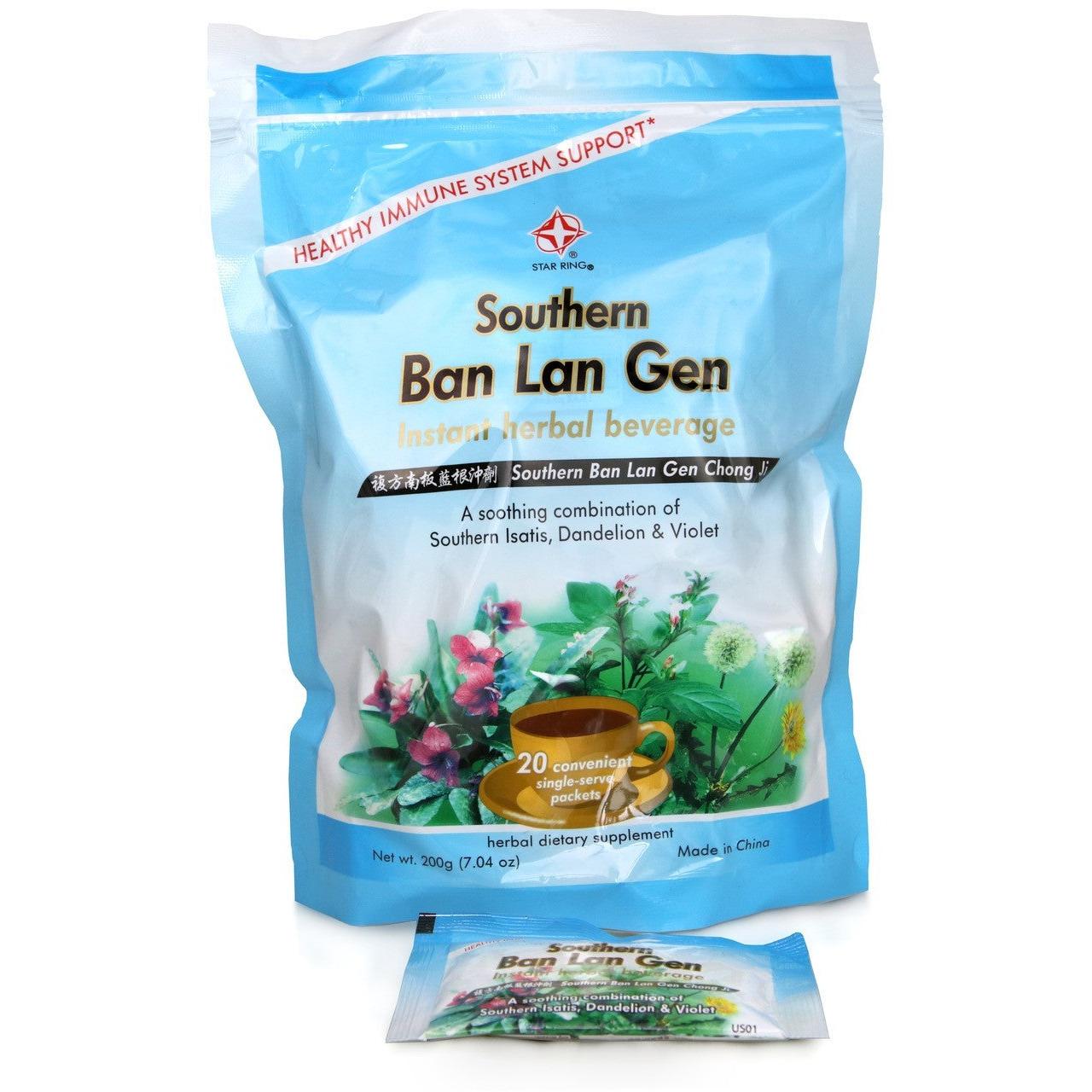 Ban Lan Gen Chong Ji Isatis Root Combination Instant Herbal Beverage 1 each