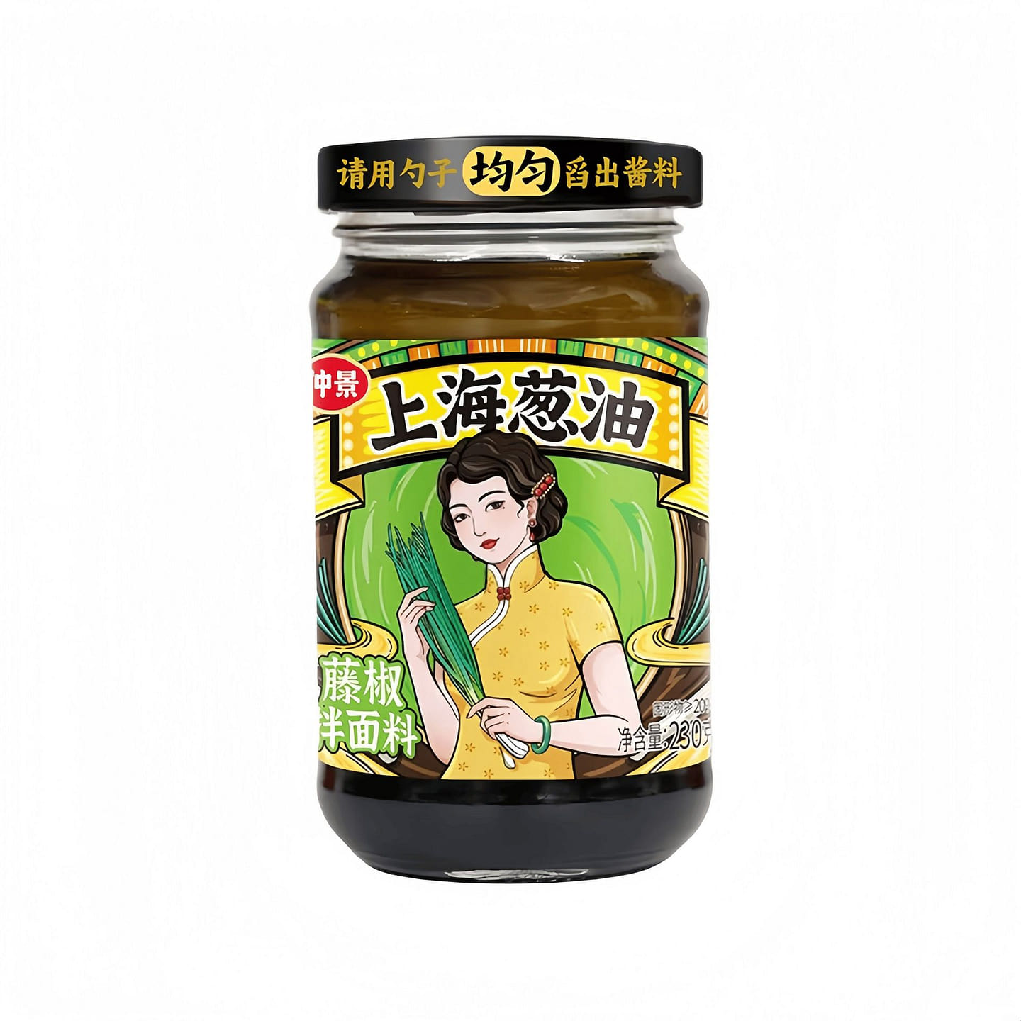Shanghai scallion oil 230g x 1 bottle 230 g