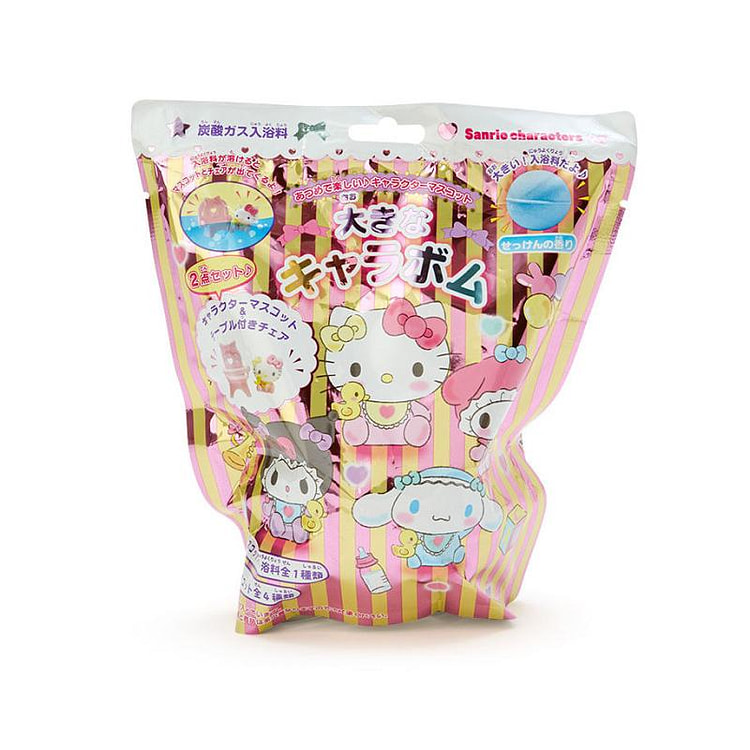 Sanrio 婴儿玩偶和椅子玩具盲盒沐浴球 皂香