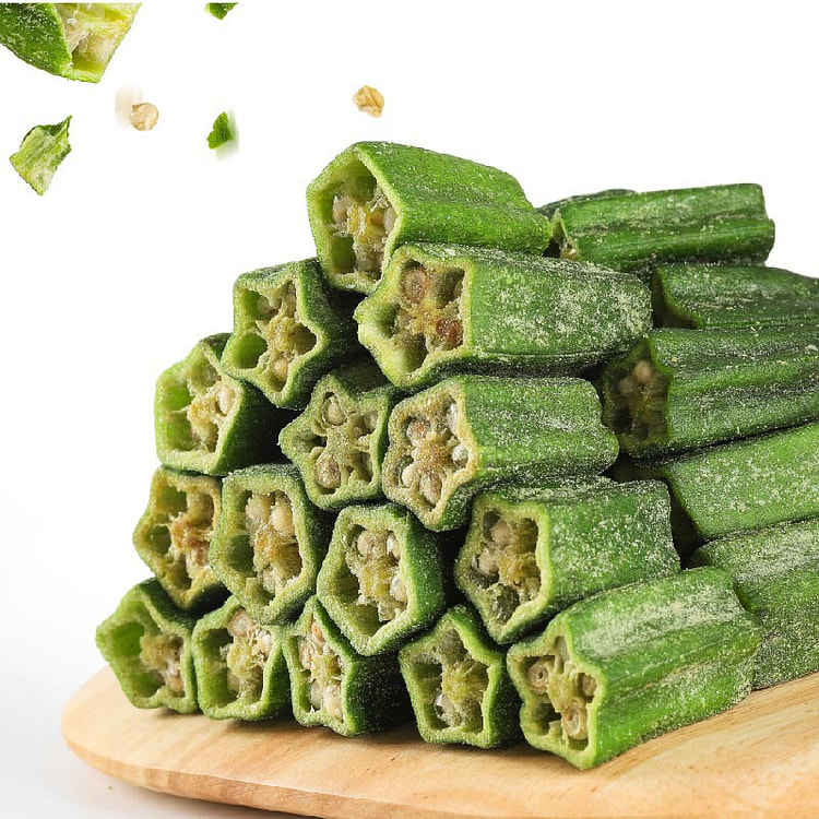 Fresh and Delicious Wasabi Flavored Okra Chips 80g