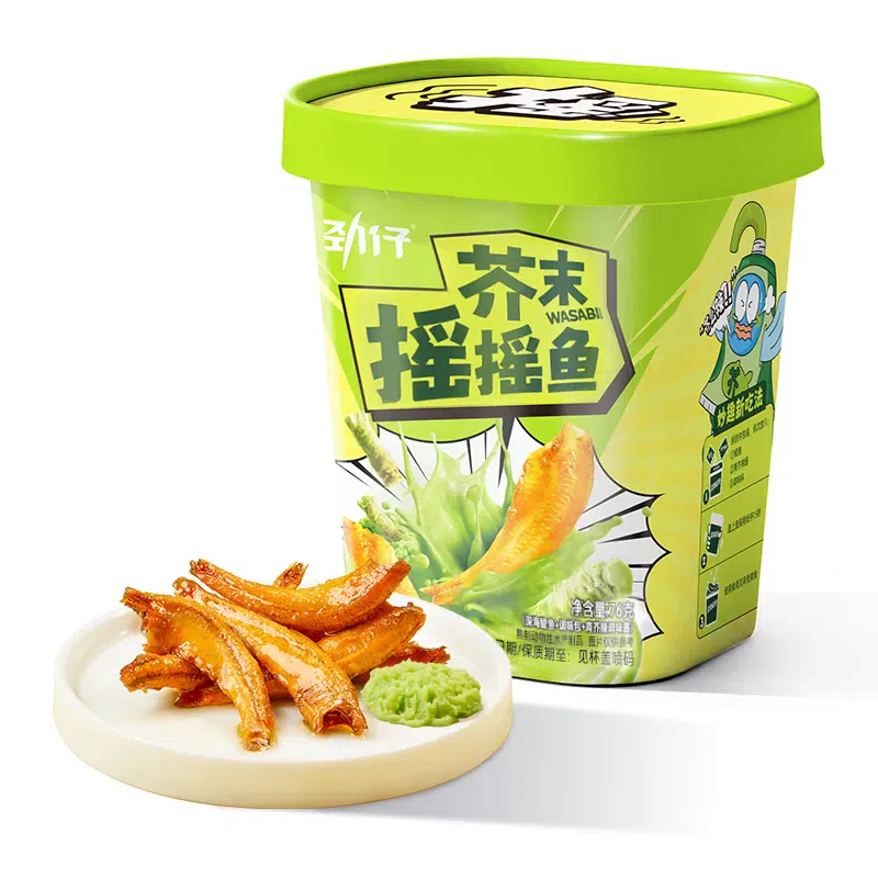 劲仔芥末小鱼仔76g*1盒 76 克