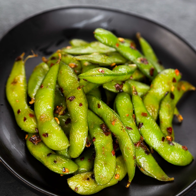 辣味蒜蓉毛豆 200 克