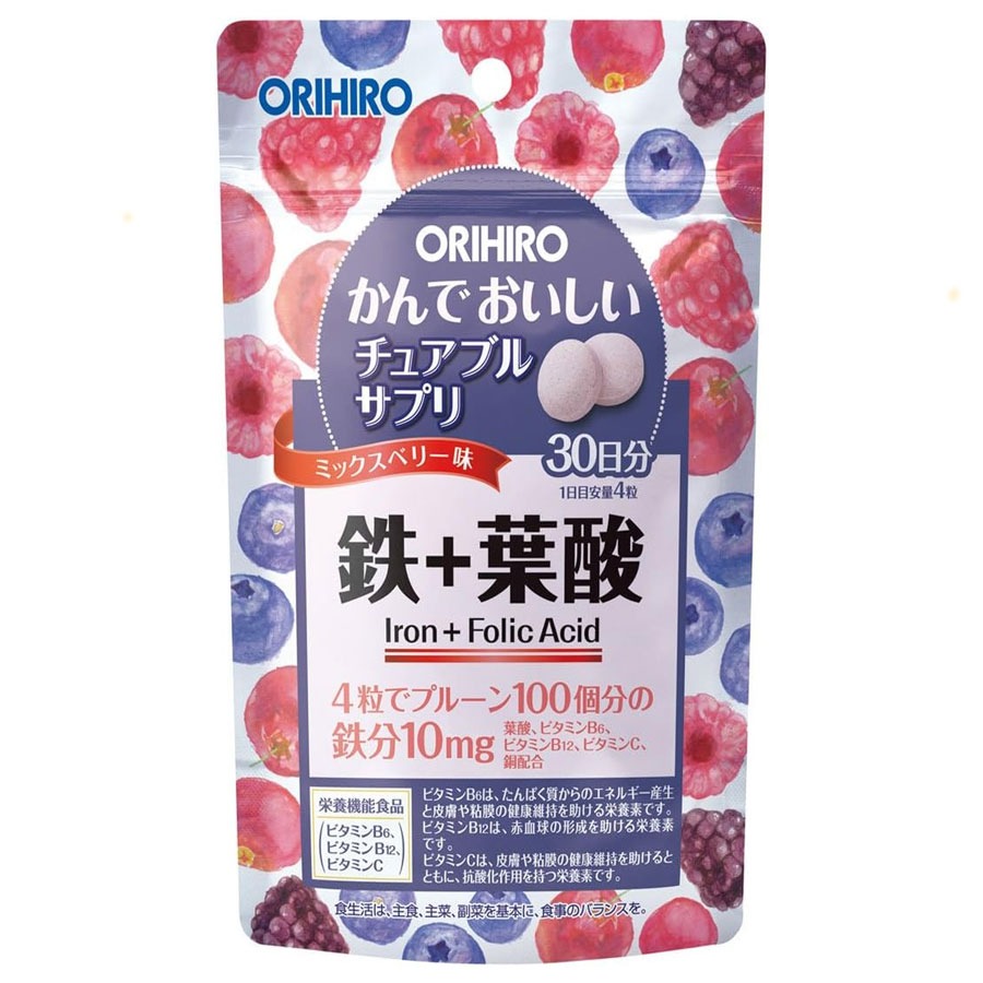 ORHIRO Lron+Folic Acid 120pieces/ 1 each