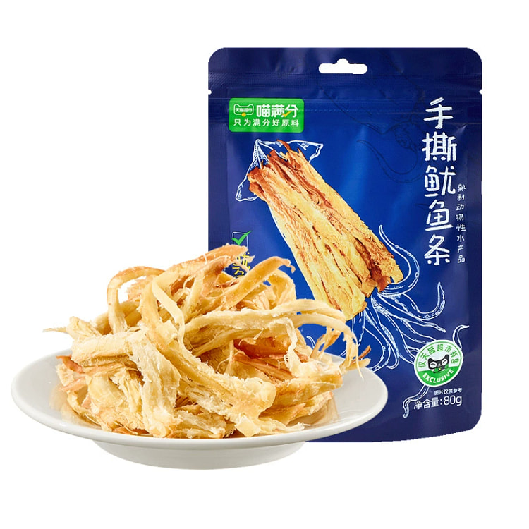 喵满分鱿鱼条80g