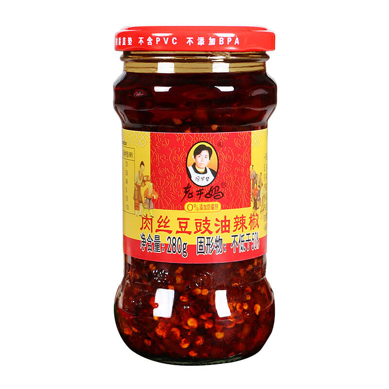 陶华碧老干妈 辣椒酱 肉丝豆豉油辣椒 贵州特色 280 克