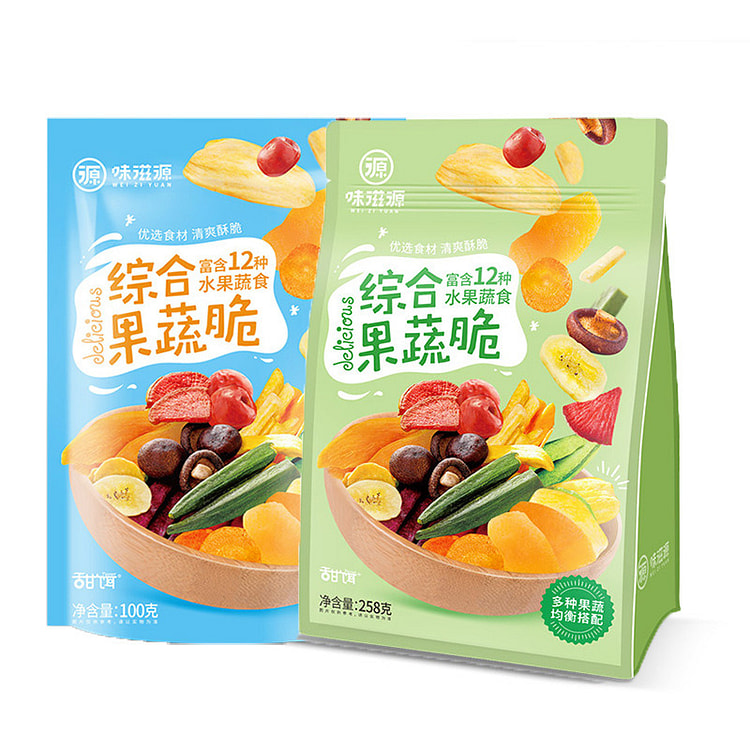 味滋源 综合果蔬脆100g