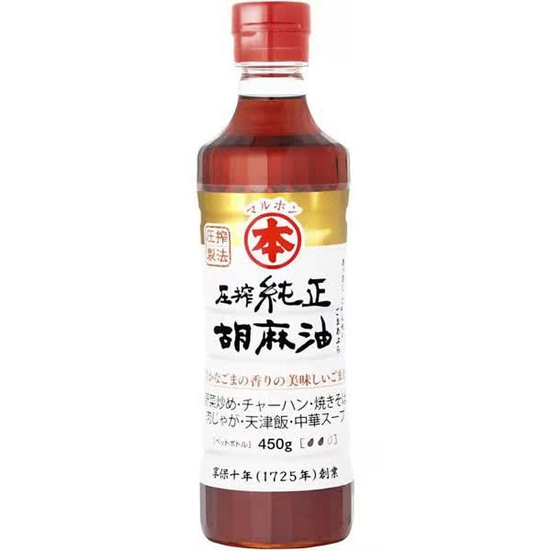 竹本丸本纯压榨芝麻油PET 450g 1 份