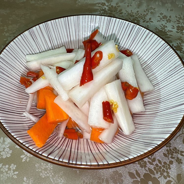 醋泡爽口萝卜丁 200g
