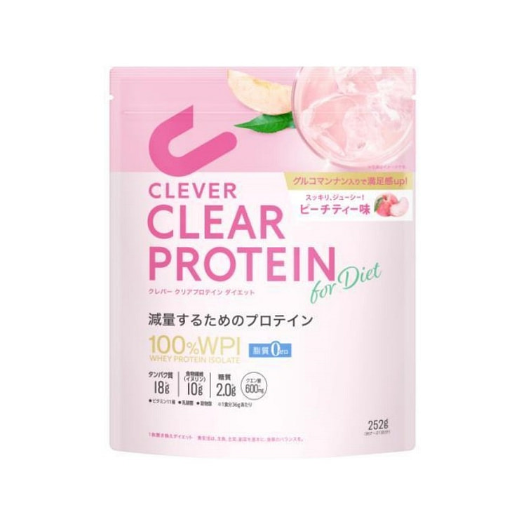 Clever 减脂水清蛋白粉 252g 白桃红茶味