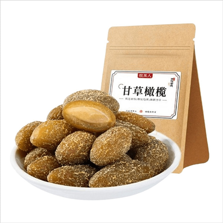 牧果人 甘草橄榄 咸橄榄闽南特产蜜饯果干休闲零食