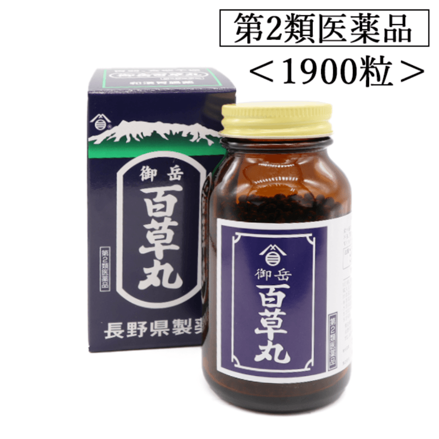 【日本直邮】长野县制YAO御岳百草丸健胃YAO改进食欲不振胃胀胃弱中YAO肠胃YAO1900粒三岁以上适合 1 份