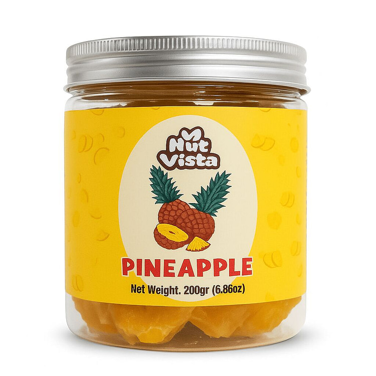 Soft Dried Pineapple 200 grams 1 pack (min 6)