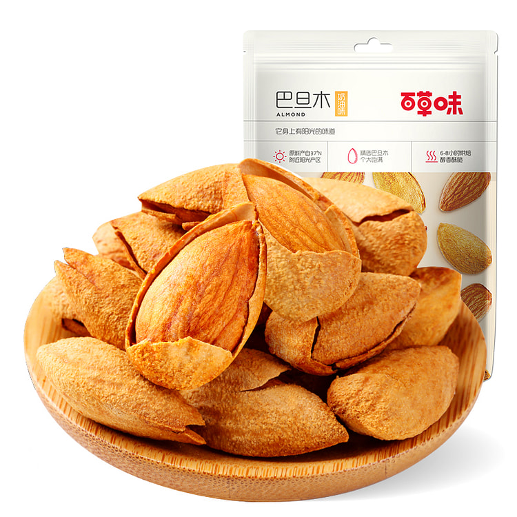 百草味巴旦木100g *1袋 100 克