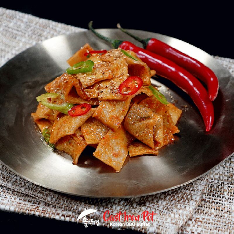 韩式炒鱼饼