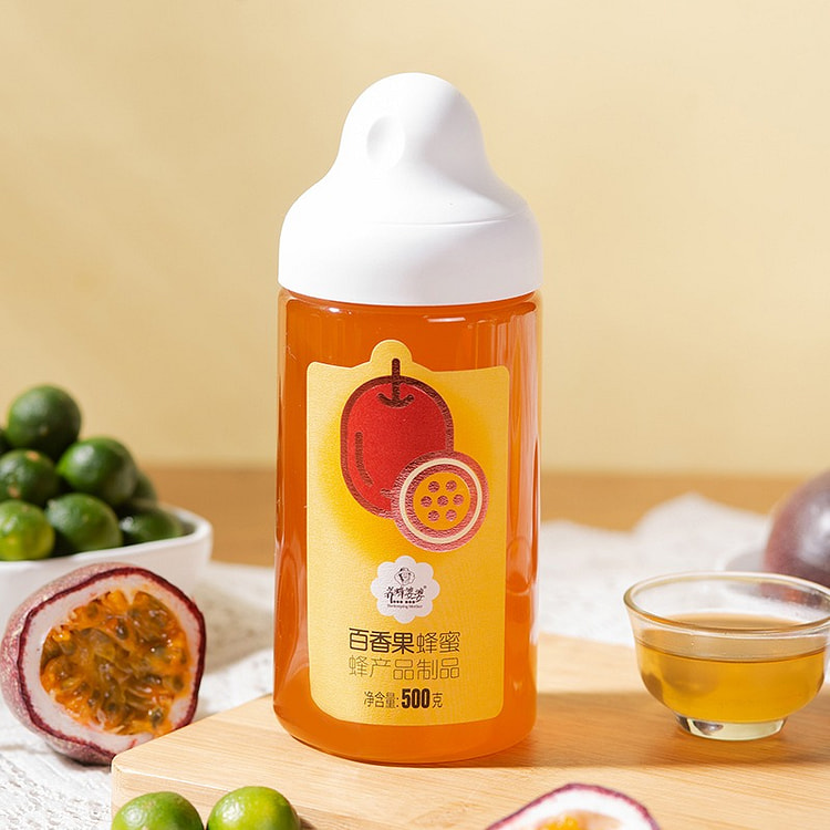 Passion Fruit Infused Honey - Bee Product, 500g 1 bottle