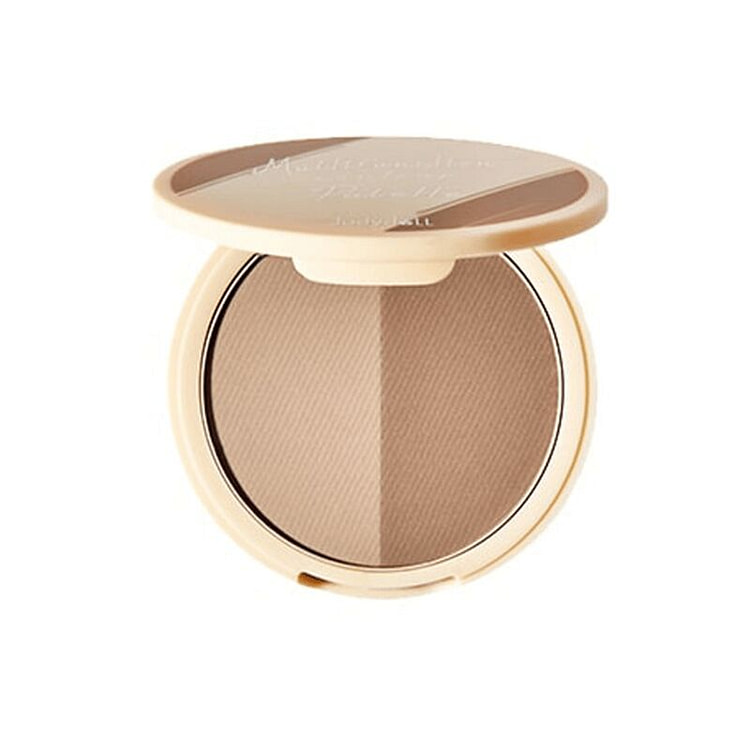 橘朵双色高光修容盘哑光高光阴影鼻影自然#01冷肤 1 份