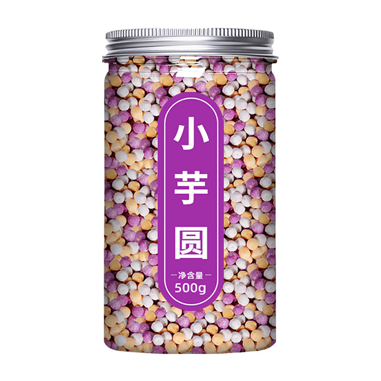 兔酱奶茶搭配小料芋圆500g*1罐