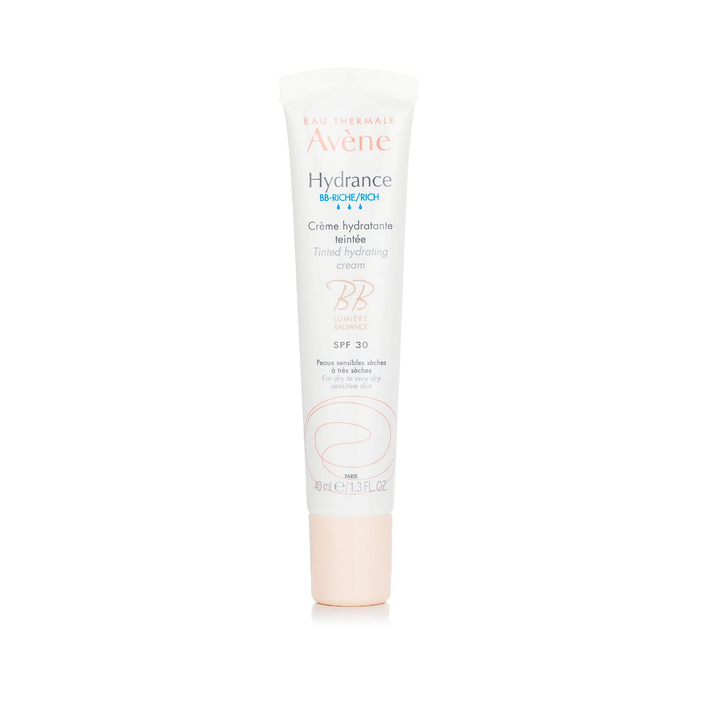 Avene Hydrance BB-RICH Tinted Hydrating Cream SPF 30 – For Dry to Very Dry Sensitive Skin 40ml/1.3oz 40 ml