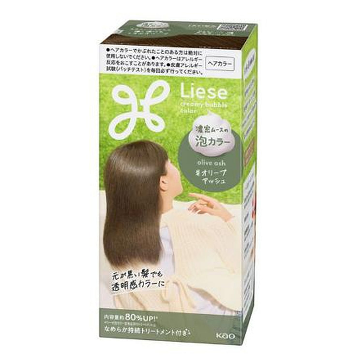 KAO Liese Creamy Bubble Color - Olive Ash