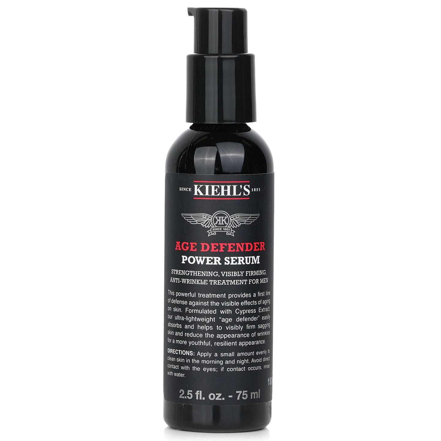 Kiehl’s Age Defender Power Serum Strengthening, Visibly Firming, Anti-Wrinkle Treatment For Men 75 ml