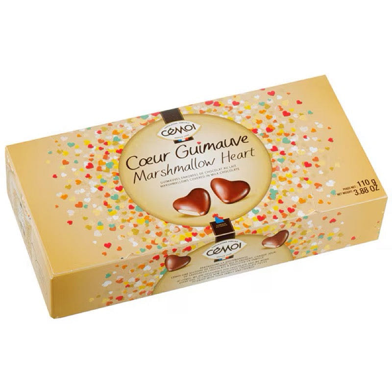 CEMOI Marshmallow Hearts 110g (Xmas Ltd.) 1 each