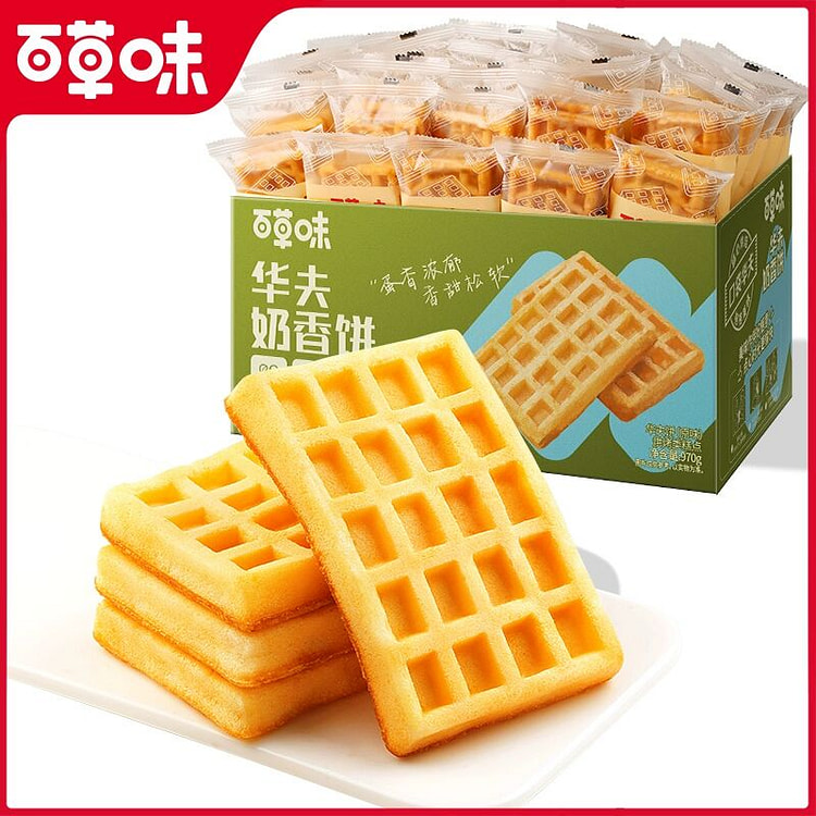 百草味华夫饼面包营养早餐