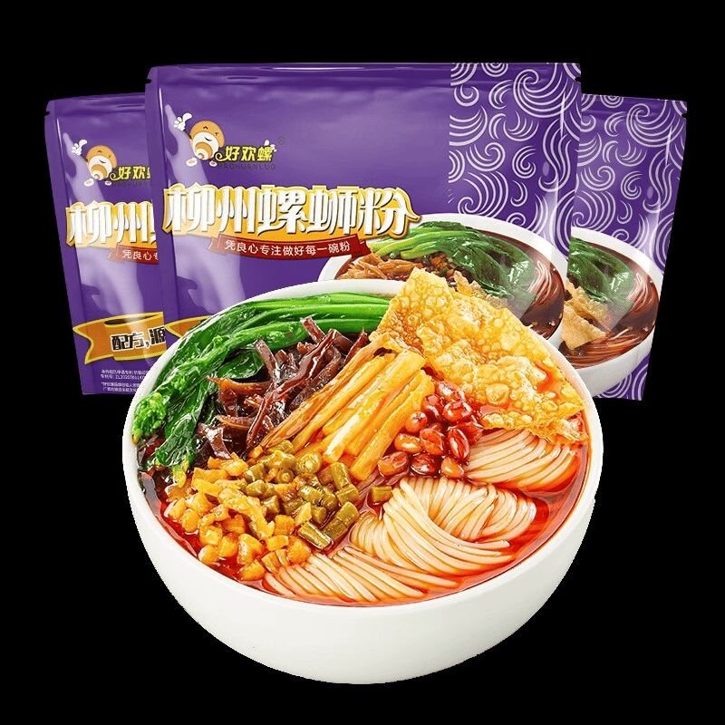 好欢螺螺蛳粉300g*3原味柳州螺狮粉螺丝粉米粉900 克- Weee!