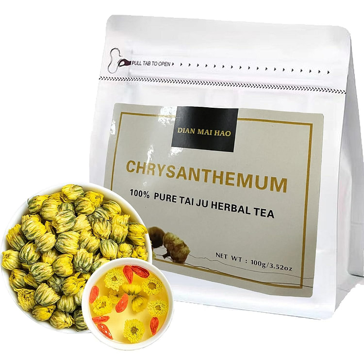 100g/3.52oz Fetal Chrysanthemum Hang White