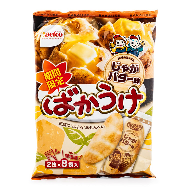 Befco Japanese Bakauke Kuriyama Senbei Butter Potato Flavor Weee