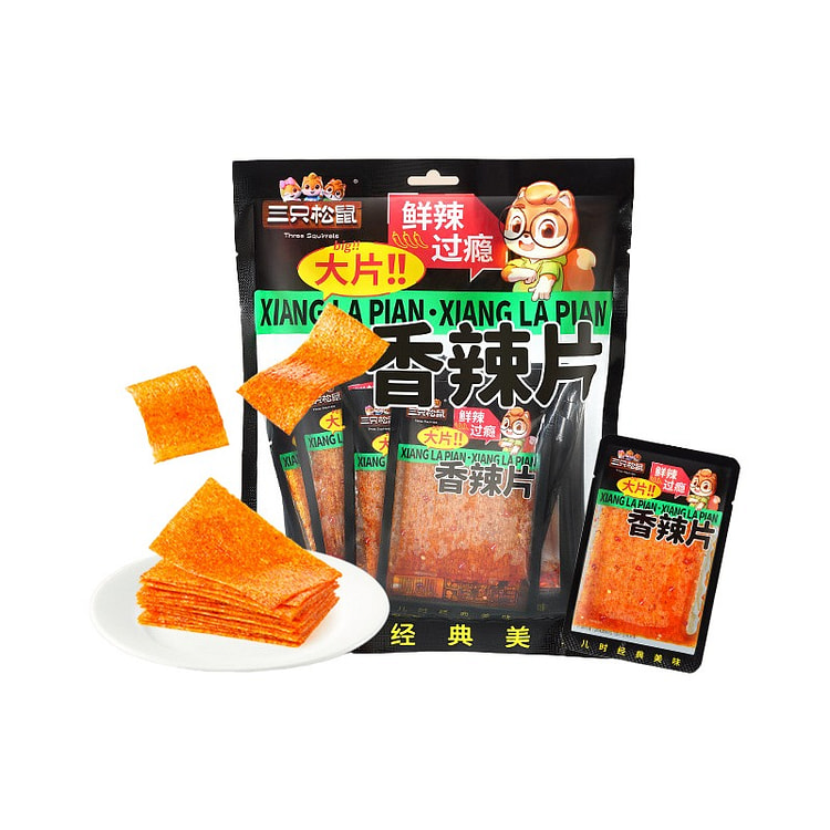 三只松鼠香辣片360g麻辣辣条 360 克