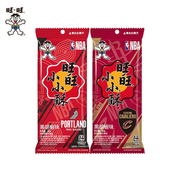 Wangwang mini crispy black pepper flavor 60g 60 g