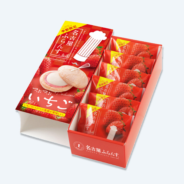 名古屋france 饼干 6颗 草莓限定