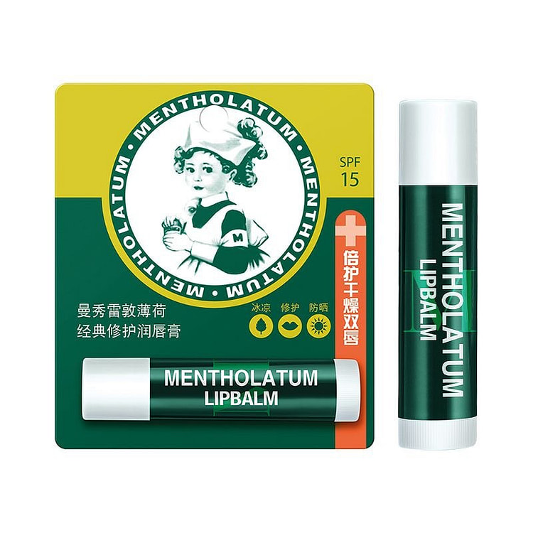 曼秀.雷敦润唇膏薄荷味啫喱防干裂补水保湿无色唇油霜