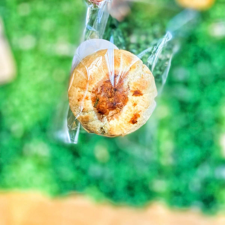 Pumpkin Meat Floss Cream Cheese Scone