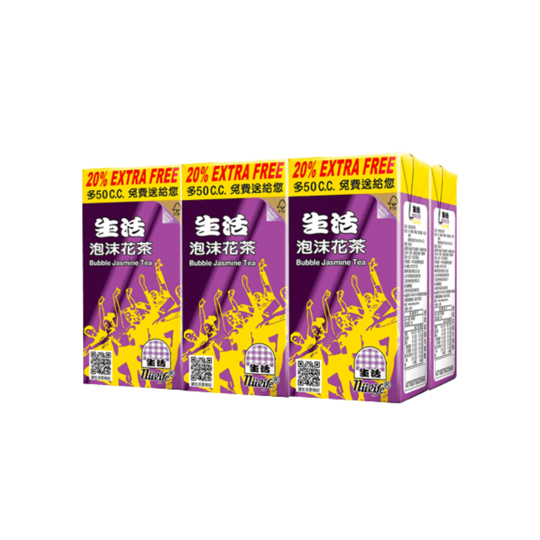 Nulife – Bubble Jasmine Tea -6pcs 300 ml