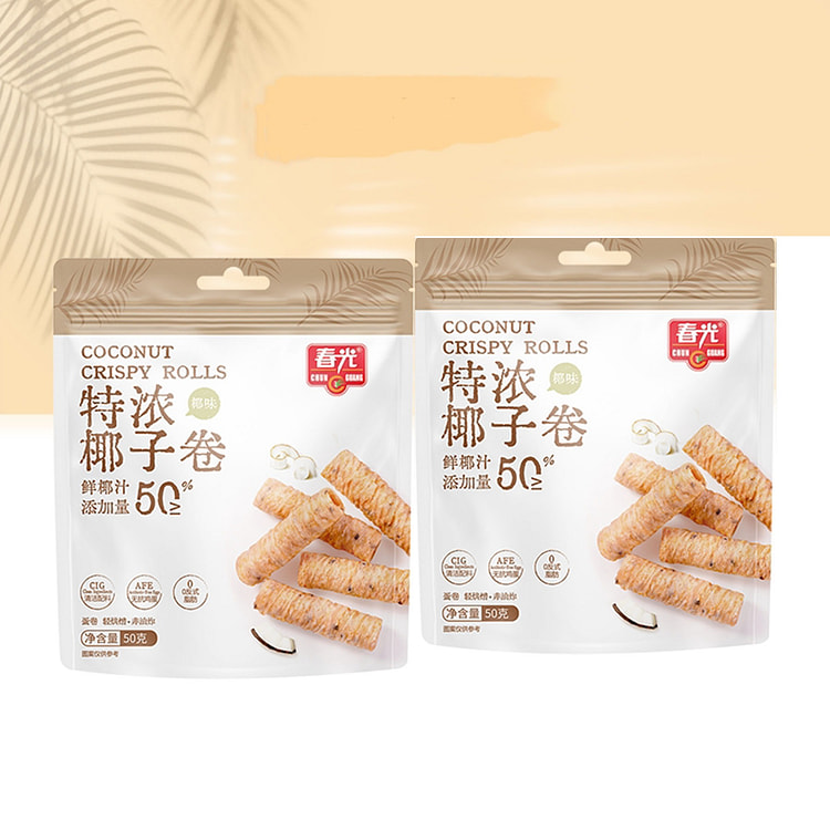 特浓椰子卷蛋酥卷50g*2袋 1 包