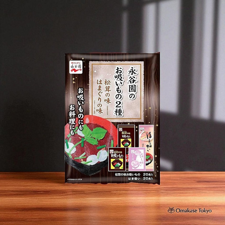 永谷园 2 种汤品，松茸汤和蛤蜊汤