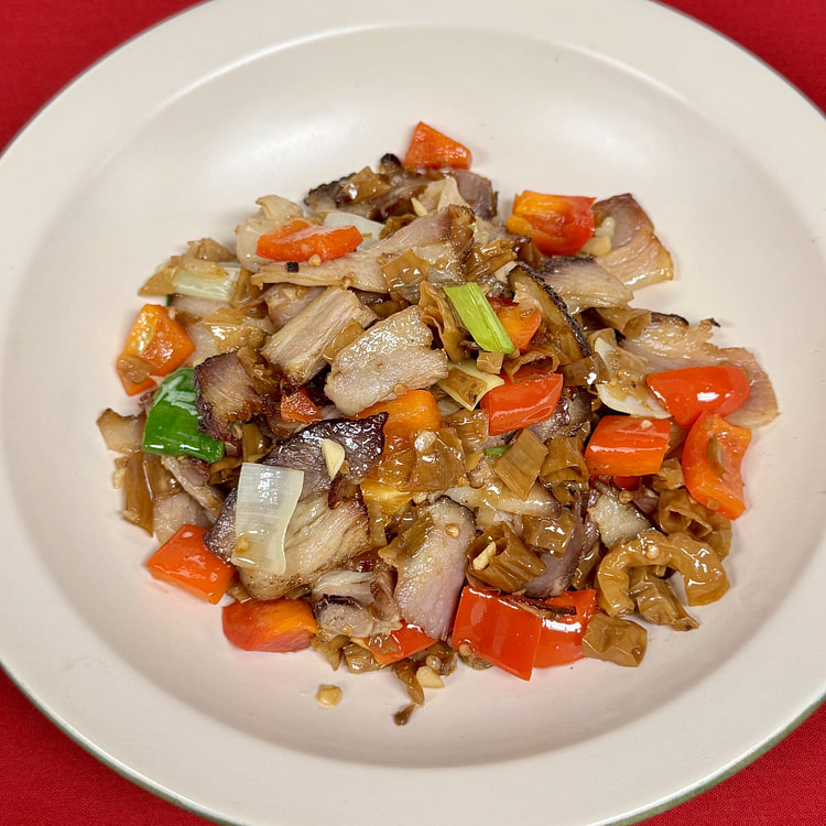 白辣椒炒腊肉 350g 1 份