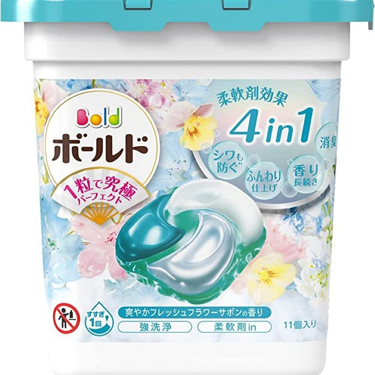 P&G Bold 洗衣凝珠 4D 鲜花香皂