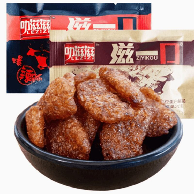 滋色 叻滋滋一口素牛肉辣条香菇肥牛 10包