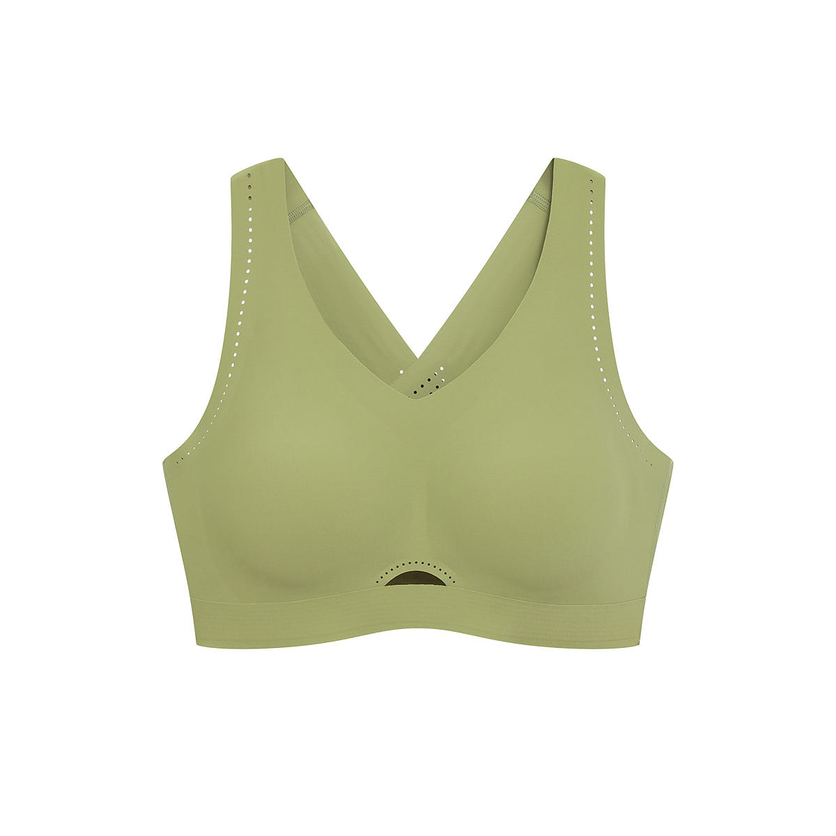 China Direct Mail Ubras Laser Perforated Hollow Beauty Back Medium Strength Back Hook Bra – Palm Leaf Color-M 100 g